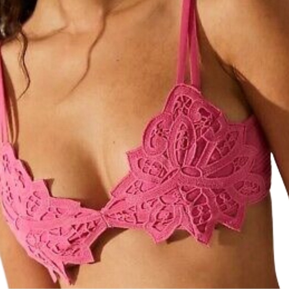 NEW Free People Bralette Pink Size Small - Picture 2 of 6